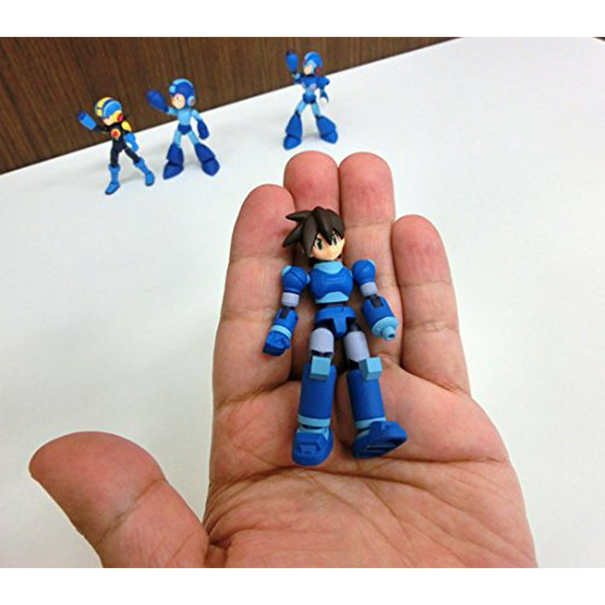 Mega Man 66 Action Dash Rock Volnutt Servbot Character Mini Action Toy Figure Approx 66mm 2 6 In Bandai Shokugan Walmart Canada
