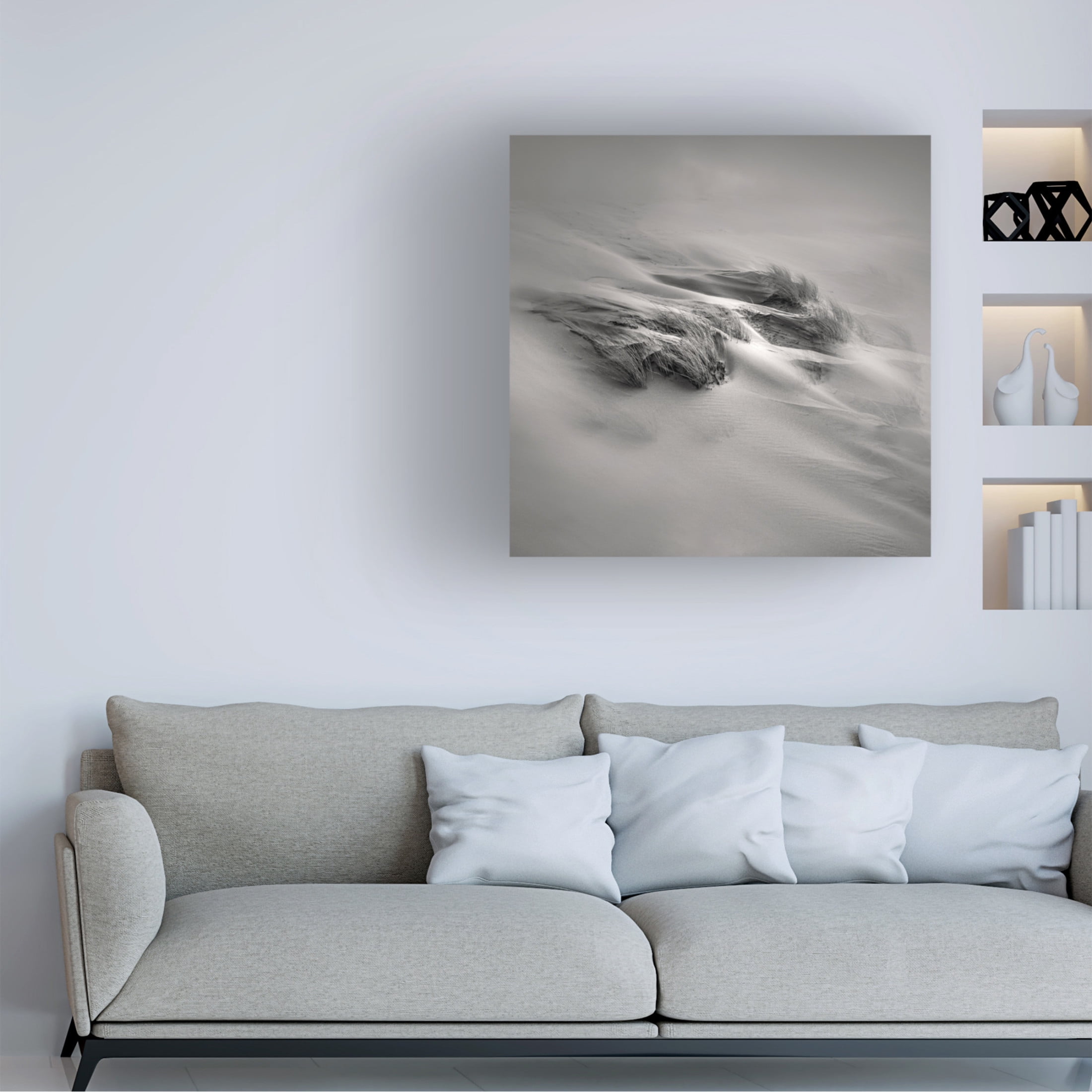 Trademark Fine Art Jean Luc BILLET  Sandwind Vent de Sable Canvas Wall Art
