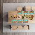 thumbnail image 5 of Autumn Placemat for Dining Table Decoration - Bright Colors Durable Placemats - Pack Of 6 17.7x13 Inch - Autumn Leaves Circle Sticker Pumpkins Fade-Resistant Placemat, 5 of 5