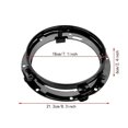 thumbnail image 3 of 7 inch Car Headlight Round Ring Mounting Bracket for Jeep Wrangler Black, 3 of 5