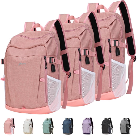 Mochila BESMART Travel para mujeres y hombres con puerto USB de 13,5/15,6/17,3 pulgadas