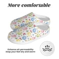 thumbnail image 6 of Yiaed Easter Egg3 Print Slippers Fuzzy Warm Cozy Slippers Non Slip House Slippers For Indoor Outdoor Slippers House Slippers-46/47, 6 of 7