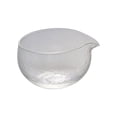 thumbnail image 2 of Textured Glass Matcha Bowl TASTAN Textured Glass Matcha Bowl with Spout (450-500Ml) - Handmade Japanese-Style Chawan for Green Tea, Salad, Porridge | Heat-Resistant Borosilicate, Pour-Friendly Design, 2 of 7