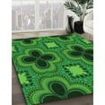 thumbnail image 2 of Ahgly Company Indoor Rectangle Patterned Deep Emerald Green Area Rugs, 2' x 5', 2 of 6