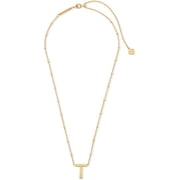 Kendra Scott Letter T Pendant Necklace - Gold Metal