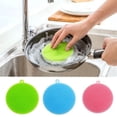 thumbnail image 4 of 1PCS Multifunction Magic Silicone Dish Universal Bowl Cleaning Up Brush Scouring Pad, 4 of 5