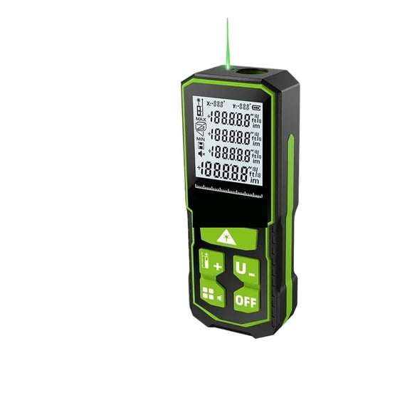 Green Beam Rangefinder Digital Distance Meter 60M/100M/120M LCD Screen Multi Function Trena Measure Tools ,High Precision