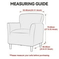 thumbnail image 5 of ATJIA Banquet Armchair Slipcover Printed Chair Covers with Arms Stretch Club Chair Slipcover Soft Armchair Sofa Covers for Living Room, 5 of 8