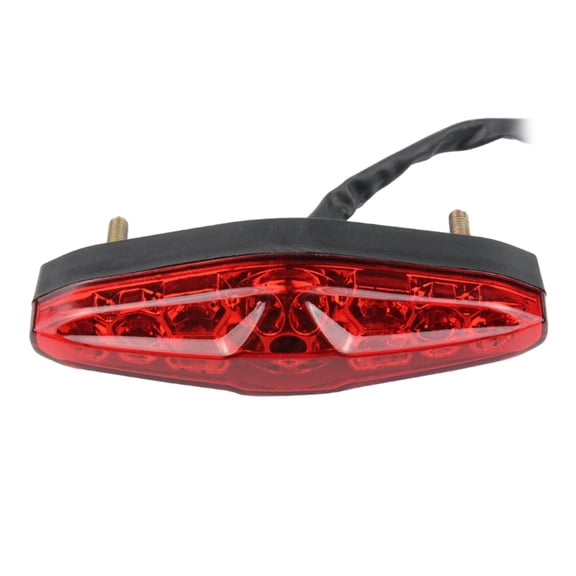 Huhudde Universal 12V DC LED Brake Stop Tail Light Signal Indicators Motorcycle Motorbike Bike Rear Brake Light
