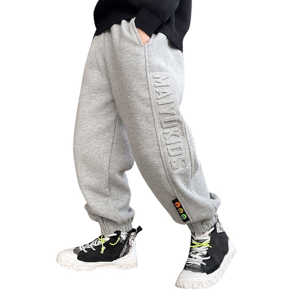 Tiijoy Toddler Boys Sweatpants Athletic Workout Joggers with Zipper Pocket, Sizes 3-4