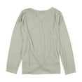 thumbnail image 2 of Alfani Womens Striped Pullover Blouse, Off-White, XX-Large, 2 of 2