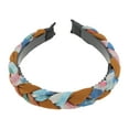 thumbnail image 4 of Unique Bargains 1 Pc Toothed Woven Headbands for Women Coffee Color, 4 of 6