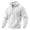 White, variant on Mens Big and Tall Hoodies Quarter Zip Long Sleeve Fashion Hooded Sweatshirt Loose Fit Hoodie Pullover Fall Winter Clothes with Pockets