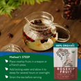 thumbnail image 5 of Organic Rose hips Dried Whole (16oz.) – Rosehip Fruit Tea Loose (Rosa Canina) – Source of Vitamin C from Food – European Origin, 5 of 5