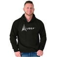thumbnail image 4 of Space Force Logo US Military USSF Hoodie Sweatshirt Women Men Brisco Brands M, 4 of 5