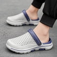thumbnail image 1 of Beach Non-Slip Thick Sole Breathable Wrapped Toe Hole Shoes Shoes for Men Boys, 1 of 2