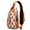 Orange-1, variant on Crossbody Sling Backpack for Women Men Green Papaya Clip Art Slice Shoulder Sling Crossbody Casual Chest Bag for Travel Sports Running Hiking