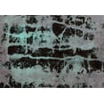 thumbnail image 1 of Ahgly Company Machine Washable Indoor Rectangle Persian Turquoise Blue Bohemian Area Rugs, 8' x 10', 1 of 4