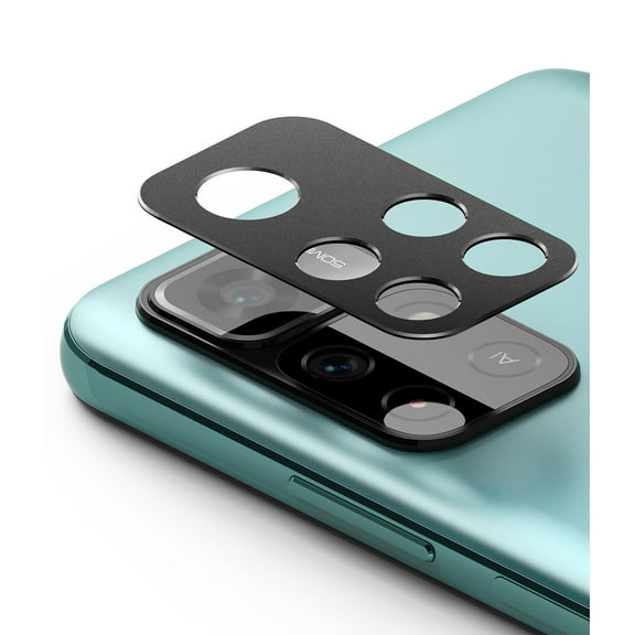 Ringke Camera Styling Compatible with Xiaomi Redmi Note 11T 5G and Poco M4 Pro 5G Camera Lens Protector, Aluminium Frame Tough Protective Adhesive Cover Sticker - Black