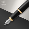 thumbnail image 2 of Parker IM Pluma Estilográfica, Negro (Black Gold Trim), Punta Fina Parker Unisex, 2 of 4