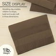 thumbnail image 2 of BAZIC Modeling Clay Brown Color 1 LB, Non Toxic Dough for Crafting, 2-Packs, 2 of 7