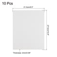 thumbnail image 2 of EVA Foam Sheets Glitter White 10.8 Inch x 8.5 Inch 2mm Thick Crafts Foam 10Pcs, 2 of 6