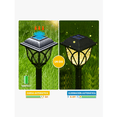thumbnail image 2 of Lámpara Solar Jardín Luz Cálida LED Exterior Color negro, 2 of 4