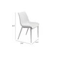 thumbnail image 5 of Silla de Comedor Kessa Muebles Magnus Blanco Acero, 5 of 5