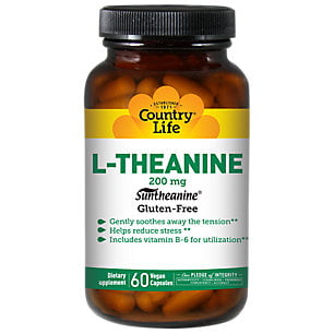 VIE PAYS - L-théanine 200 mg de vitamine B-6 - 60 Capsules végétarienne