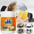 thumbnail image 1 of Crema limpiadora de acero inoxidable, 260 g, a base de aceite de coco, limpiador potente para acero inoxidable y desengrasante multiusos para cocina. Imprescindibles para dormitorios, apartamentos, re, 1 of 9
