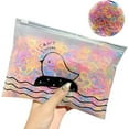 thumbnail image 2 of 1000Pcs Hair Rubber Bands Disposable Elastic Braids Hair Ties Mini Rubber Bands Tiny Ponytail Bands For Girls, 2 of 5