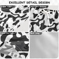 thumbnail image 4 of joogoo Boys Swim Trunks Black and White Graffiti Beach Board Shorts Drawstring Swimsuit 4T, 4 of 6