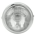 thumbnail image 2 of Phare de Grill de Moto 55W Style Vintage Faisceau Haut Bas Halogène Électroplaqué pour Moto Rétro, 2 of 7