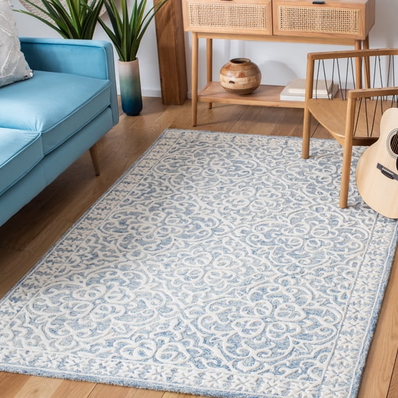 Safavieh Metro Joshua Medallion Area Rug, Blue/Ivory, 3' x 5'