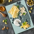 thumbnail image 5 of Grey and White Cutting Board, Monochrome Sheep with Doodle Design Farm Animal Illustration, Decorative Tempered Glass Cutting and Serving Board, Large Size, Charcoal Grey and White, by Ambesonne, 5 of 5