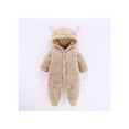 thumbnail image 2 of Baby Boy / Girl 3D Bear Design Winter Hooded Jumpsuit, 2 of 8