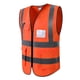 thumbnail image 4 of Chaleco reflectante de seguridad Sunnimix Naranja XL, 4 of 8