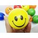 thumbnail image 1 of Pelota de espuma de poliuretano con esponja de descompresión y ventilación con cara sonriente de 63 mm de expresión de color, 1 of 6
