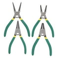 thumbnail image 1 of Juego de Alicates para Anillos de Seguridad de 4 Piezas, Incluye Alicates para Círculos A Presión para Uso Interno y Externo, Puntas Rectas y Dobladas, 1 of 5