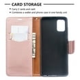 thumbnail image 3 of Samsung Galaxy A51 Case, Dteck Litchi Pattern PU Leather Magnetic Flip Wallet Case Built-in Card Holder with Wrist Strap Stand Cover For Samsung Galaxy A51 (Not fit A50), Pink, 3 of 5