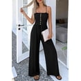 thumbnail image 7 of PRETTYGARDEN Jumpsuits for Women Dressy Summer Sleeveless Travel One Piece Outfits Spring Casual Wide Leg Pants Rompers, 7 of 7