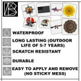 thumbnail image 4 of Mexican Sticker - Mexico Flag Coat of Arms Eagle - Vibrant Vinyl Decal Car Truck (18" x 18"), 4 of 4