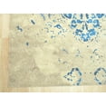 thumbnail image 5 of EORC Blue Machine-made Polyester Traditional Distressed Bohemian Moderno Medallion Rug, 5' 3 x 7' 6-Color:Blue,Material:Polyester, 5 of 6