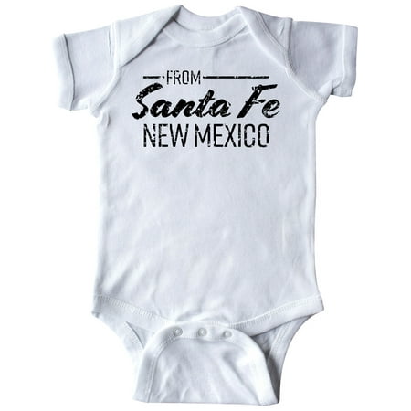 

Inktastic From Santa Fe New Mexico in Black Distressed Text Gift Baby Boy or Baby Girl Bodysuit