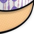 thumbnail image 2 of Purple and Blue Bead Pattern Memory Foam Bath Mat 36" Absorbent Rug with Non Slip Base and 4 Bonus Pads, 2 of 6
