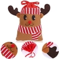 thumbnail image 2 of 12 PCS Bolsas de Navidad Bolsas de regalo para decoraciones de dulces, muñeco de nieve, Papá Noel, ciervo, pingüino Xemadio WLJ-2426, 2 of 5
