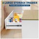 thumbnail image 2 of Qinaqin cm de Alturaidden Profundidad Madera Cat Litter Caja Enclosure Furniture Profundidadog Proof Gabinete con Cajón y Sisal Profundidadoors Blanco para Corner Use, 2 of 7