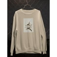 thumbnail image 3 of Hermit Thrush Sweatshirt Women -John James Audubon Designs, Female XX-Large, 3 of 4