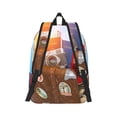 thumbnail image 3 of Balery Trip to London Vintage Canvas Backpack for Men and Women - Large Capacity, Durable Travel Laptop Bag for School, Work, Hiking, and Outdoor Activities, 3 of 7