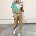 thumbnail image 4 of UPPADA 2 Piece Outfits for Women's Fashion Suit Dressy Lounge Sweatsuit Sets Oversized Sweatshirt Baggy Fall Fashion Sweatpants with Pockets Light Blue,XXL, 4 of 4